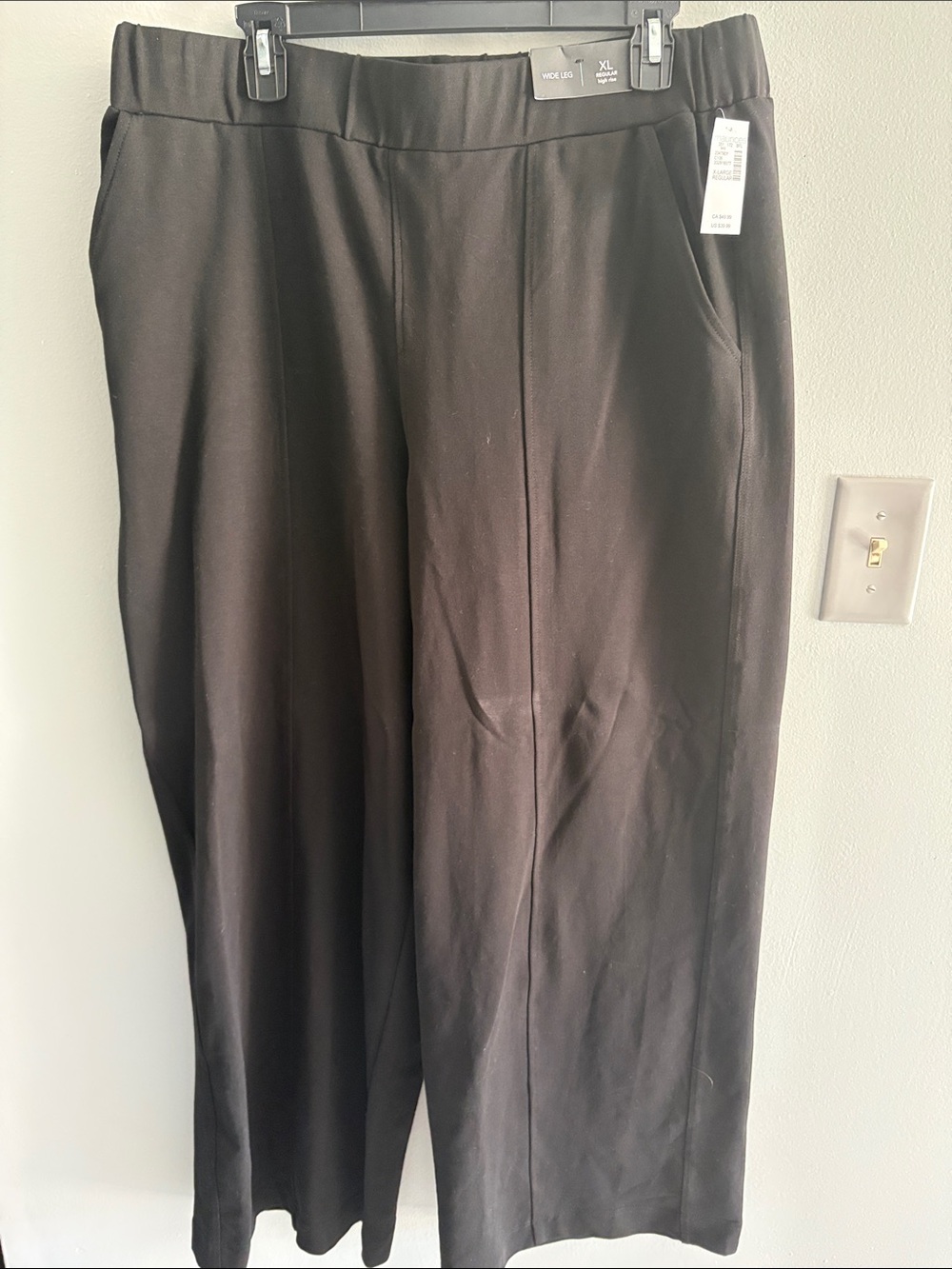Maurices Black Wide-Leg Ponte Pants - Comfort Stretch XL